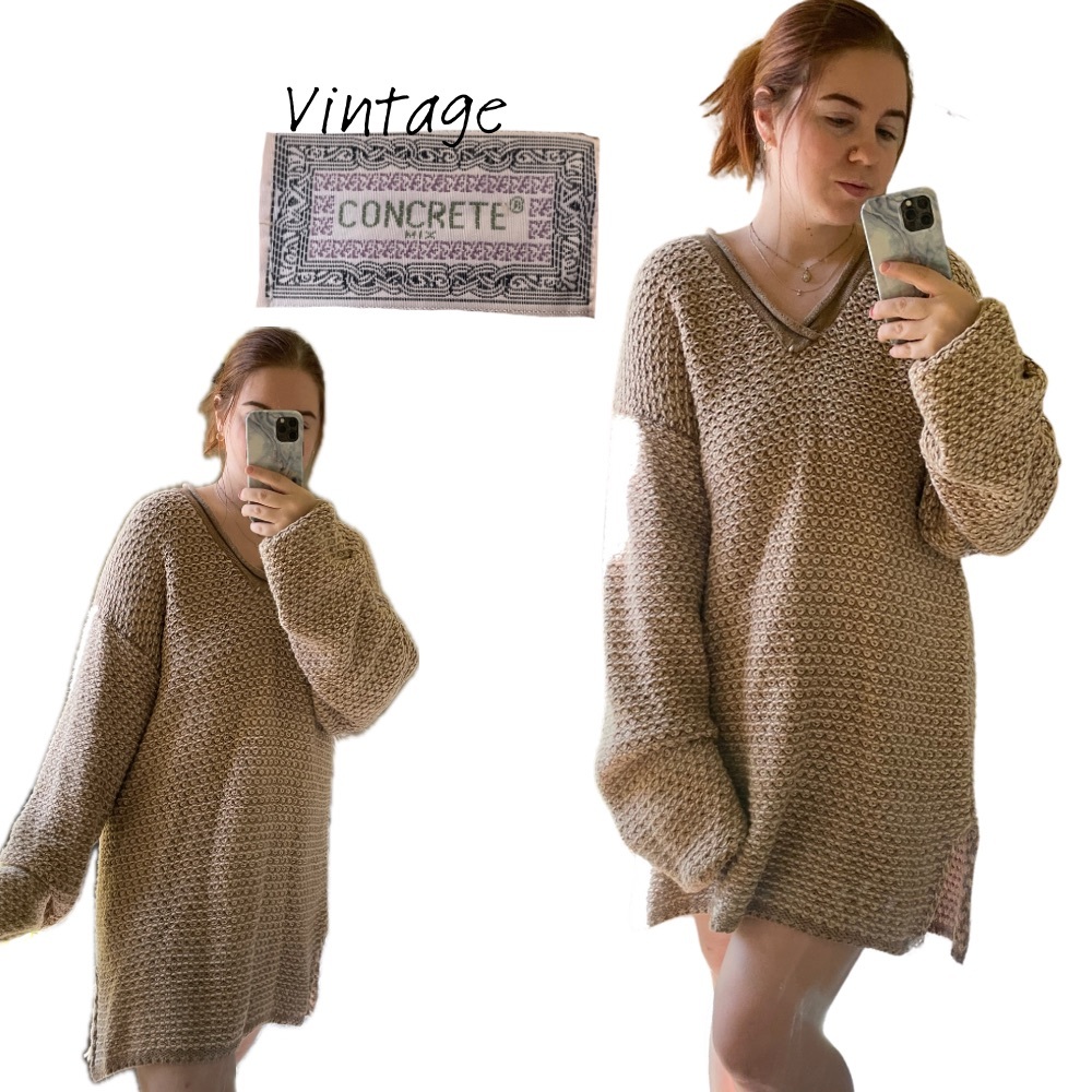 Vintage Concrete Mix Sweater size XL